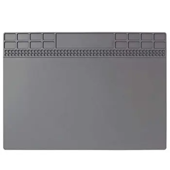 

Magnetic Silicone Soldering Mat Insulation Repair Pad For Cellphone Welding Heat Resistant Soldering Station Iron Gray