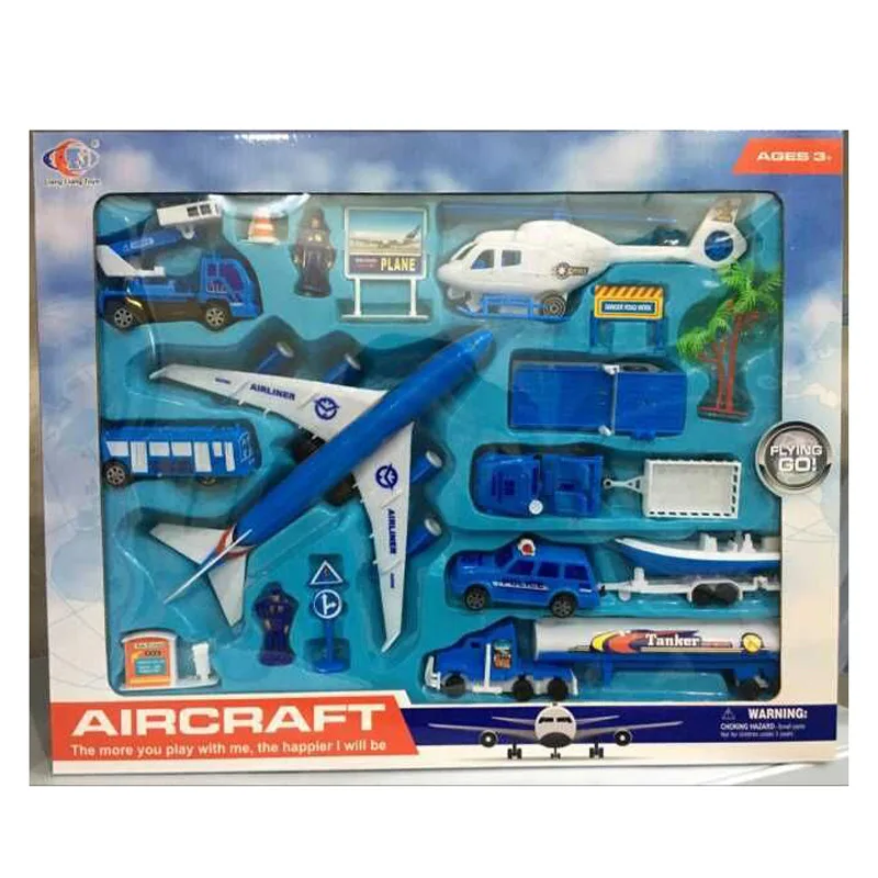 

Ylh1610b Assembled Static Model Toy Airplane Scene Furnishings Model Set