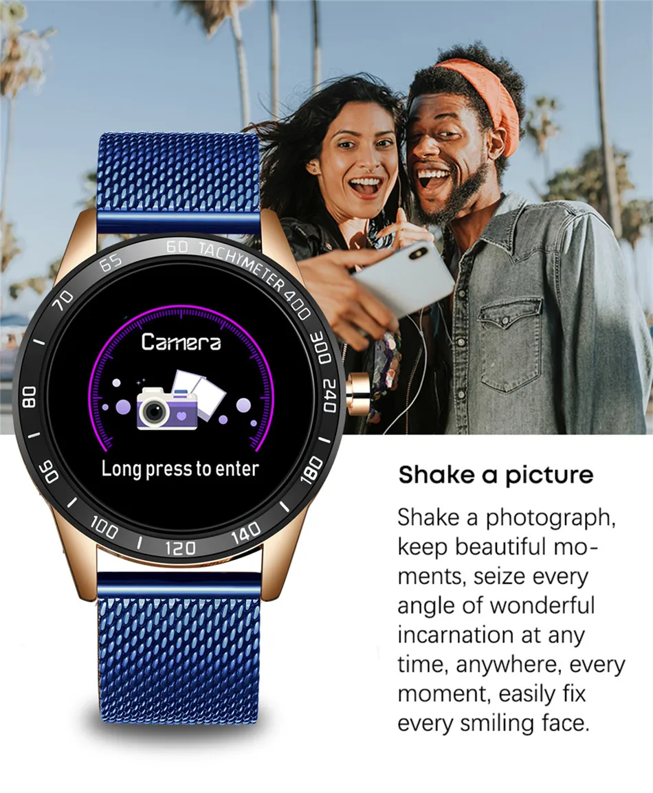 Смарт-часы LIGE для фитнеса, водонепроницаемые Смарт-часы для здоровья, пульсометр, измеритель артериального давления, шагомер для Android, ios, спортивные часы