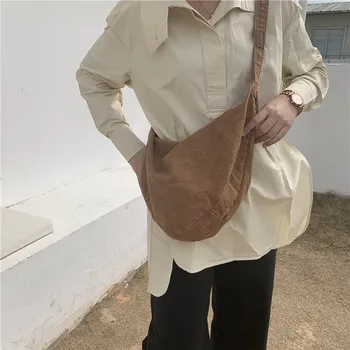 

Fashion Women Handbag New Large Capacity Canvas Women's Shoulder Bags Solid Color Messenger Bags For Women Female Casual Tote