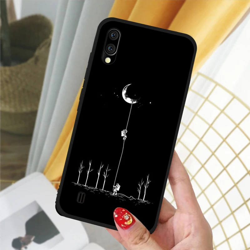 22 Чехол из ТПУ с узором для samsung Galaxy A50 A60 A70 A10 A20 A30 A40, ультра тонкий черный чехол для Galaxy M10 M20 M30 Shell - Цвет: 22