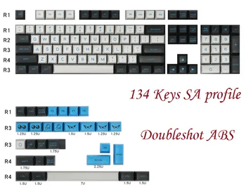 

MAXKEY keycaps SA Double shot ABS keycap 134 keys doubleshot ABS for cherry mx mechanical keyboard.