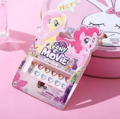 Epony random 1 шт. Дисней для девочек Холодное сердце Эльза Анна макияж игрушки наклейки для ногтей Дисней Белоснежка Принцесса София Микки Минни детские серьги наклейки - Цвет: Epony random