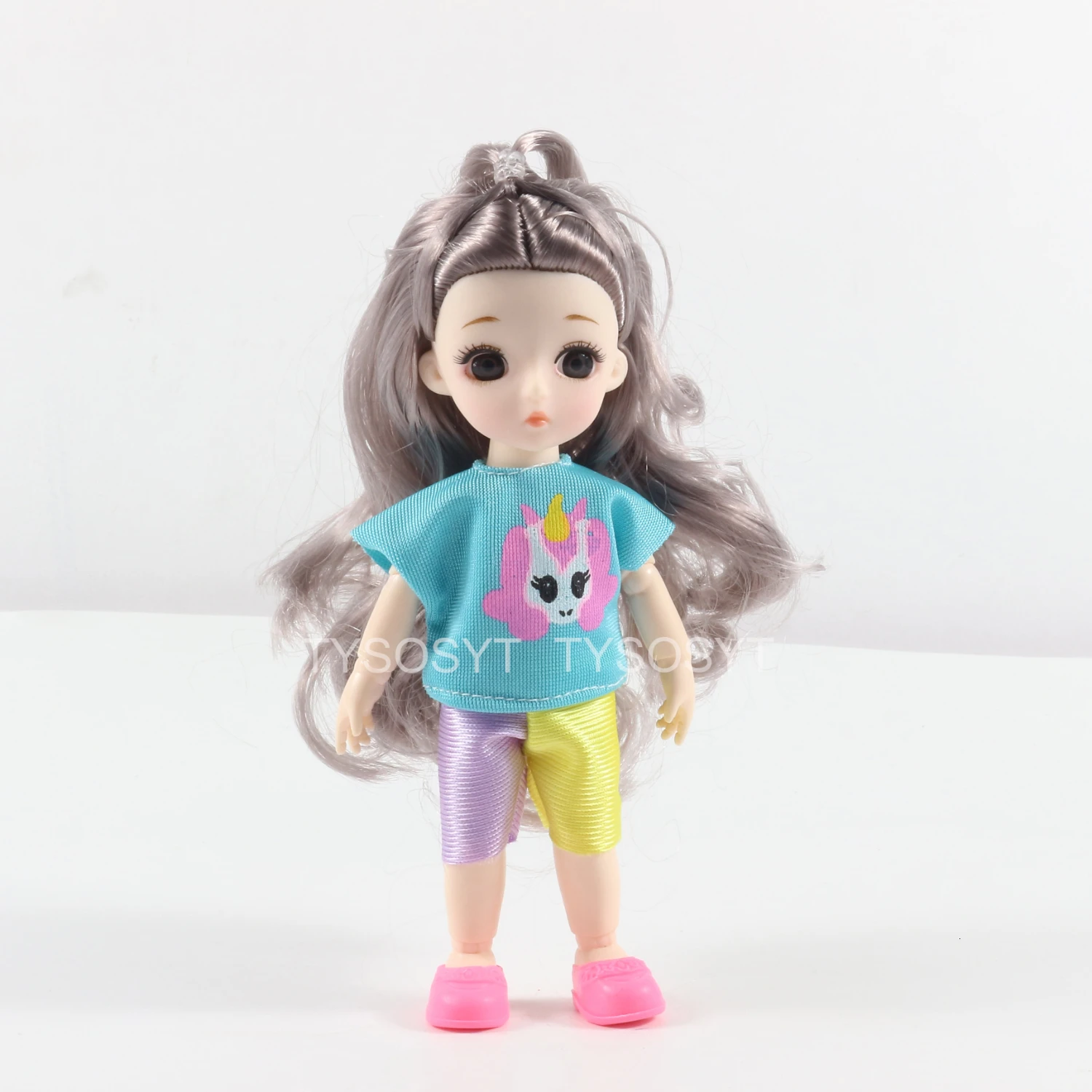 1 1/12 13 Moveable Jointed 16cm Dolls Toys Lovely Baby Doll Nude Women Body Fashion Dolls Toy For Girls Gift Dress Up Normal Skin - Цвет: 1