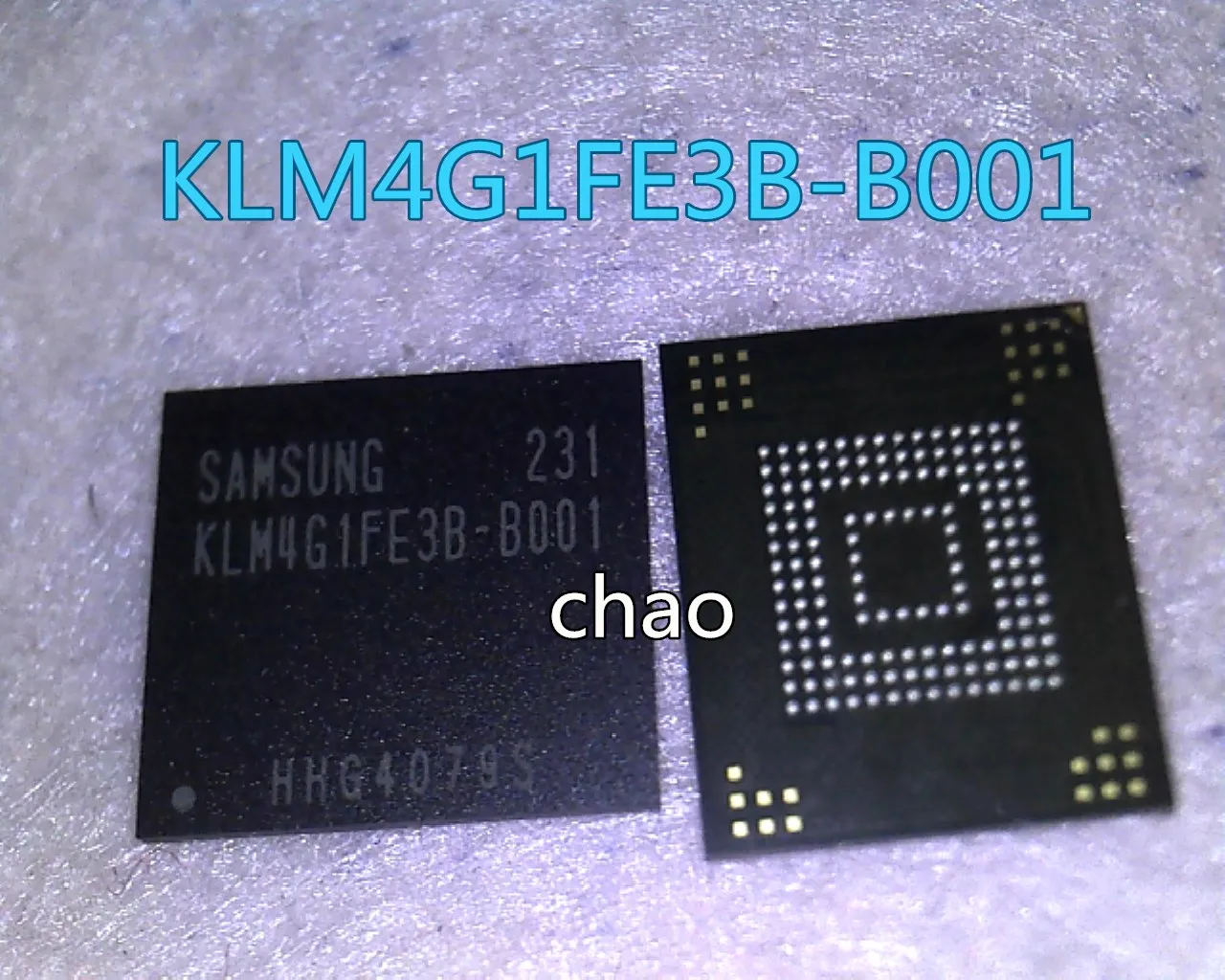 5 шт./лот KLM4G1FE3B-B001 NEC и BGA