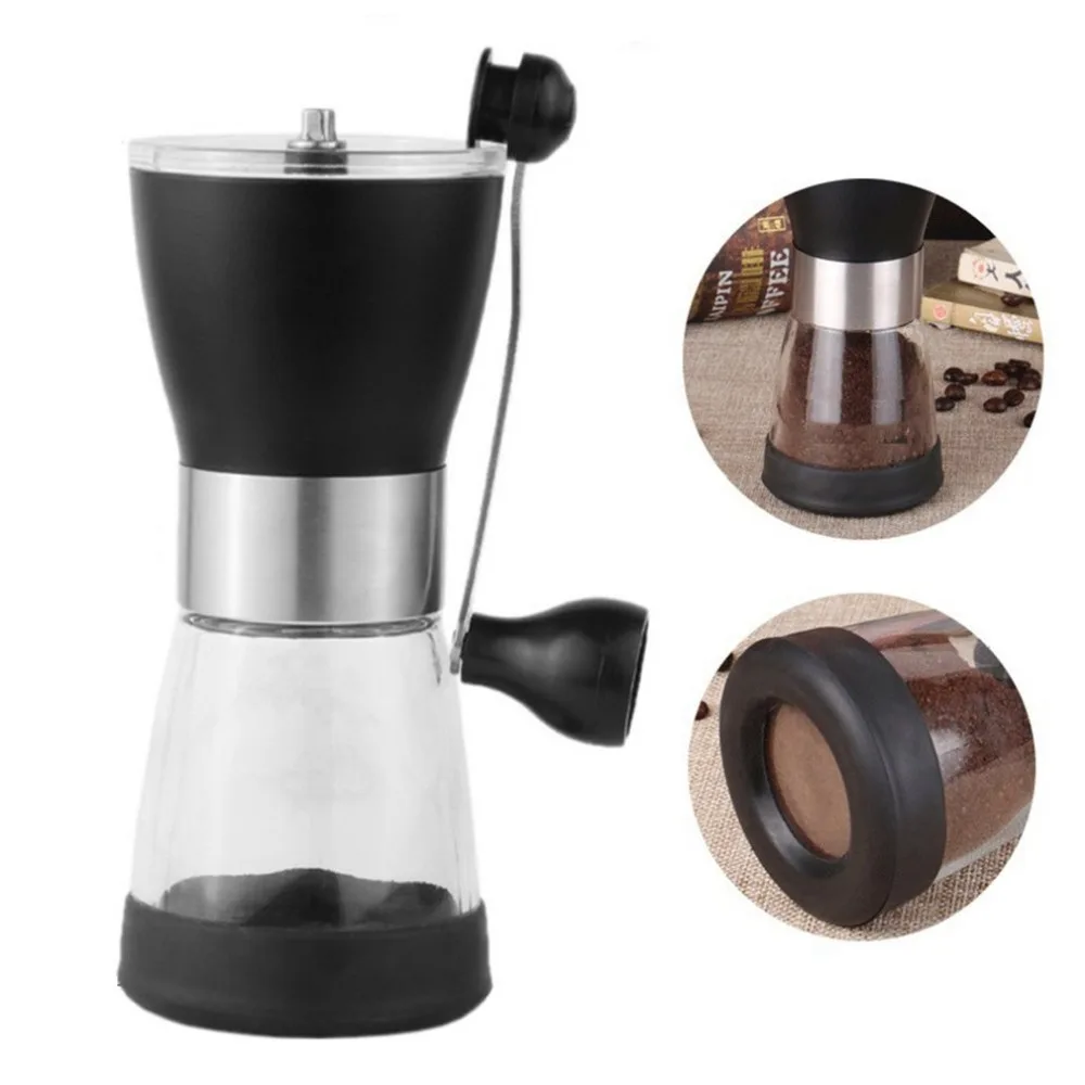 

350ml Hand Grinder Manual Coffee Grinder Plastic Coffee Machine Hand Coffee Bean Grinder Ceramic Grinding Core Washable Grinder