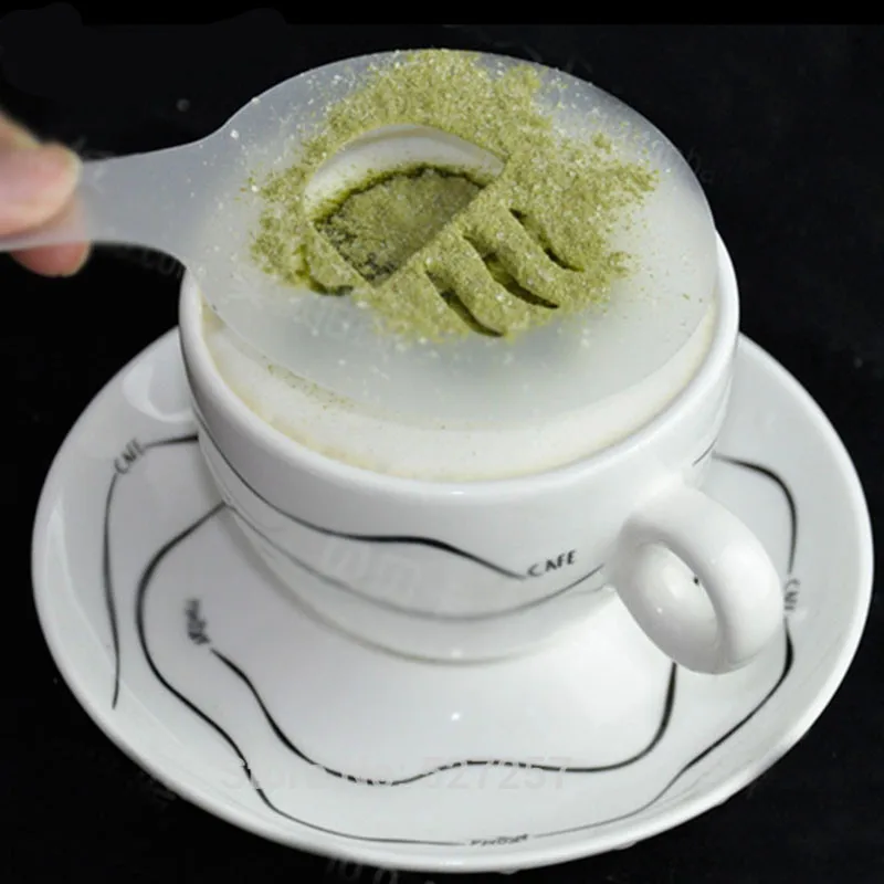 Художественная форма C0ffee для украшения кофе трафареты для кофе инструмент для шоколада латте формы для латте 16 шт./компл
