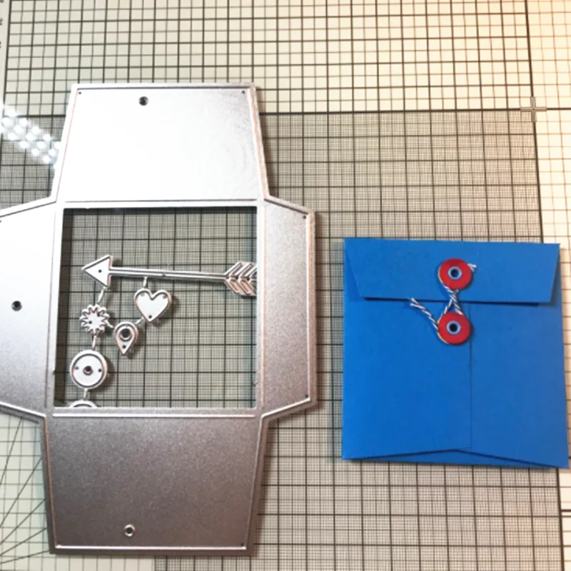 

Kokorosa Envelope Dies Metal Cutting Dies for Card Making Scrapbooking DIY Album Embossing Paper Craft New 2019 for Dies