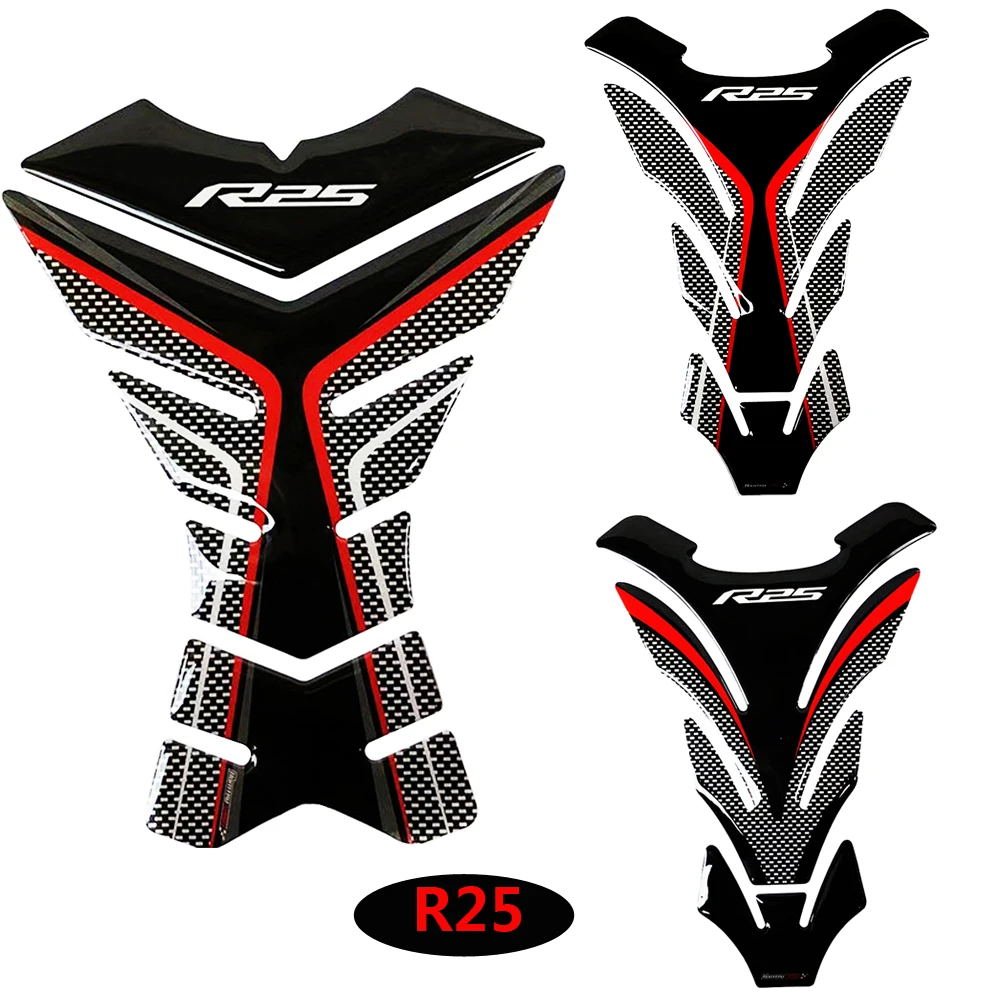 

For Yamaha R25 YZF-R25 Tankpad 3D Motorcycle Tank Pad Protector Decal Stickers