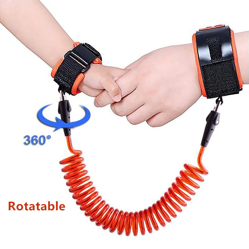 

1.5-2.5m Kids Safety Harness Adjustable Children Leash Anti-lost Wrist Link Traction Rope Baby Walker Wristband