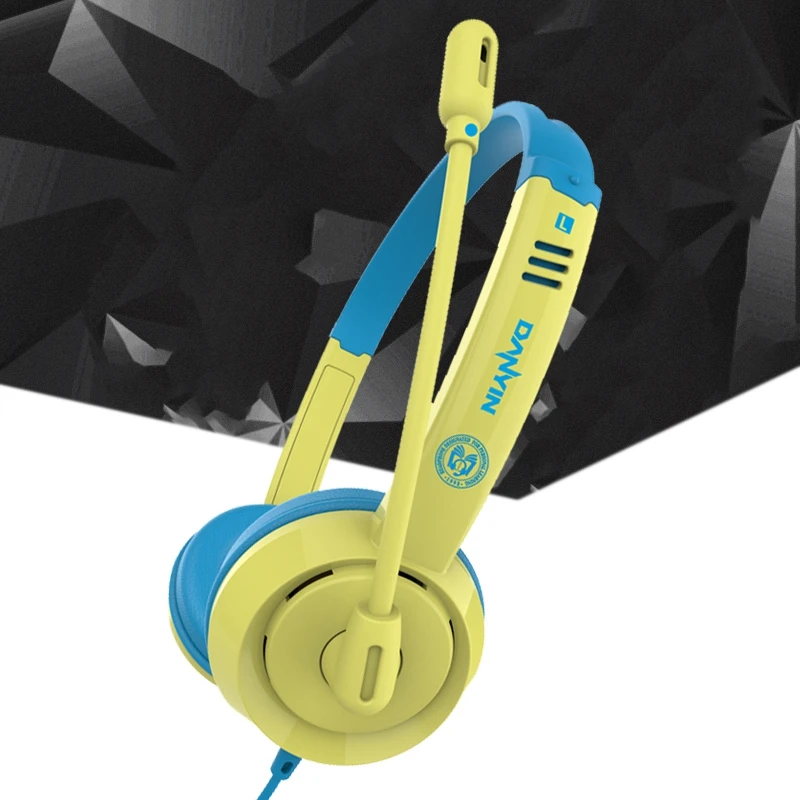 Danyin DT326 Wired Headphone 3 5mm with Microphone Noise Reducing for PC Computer Listening Training Gaming