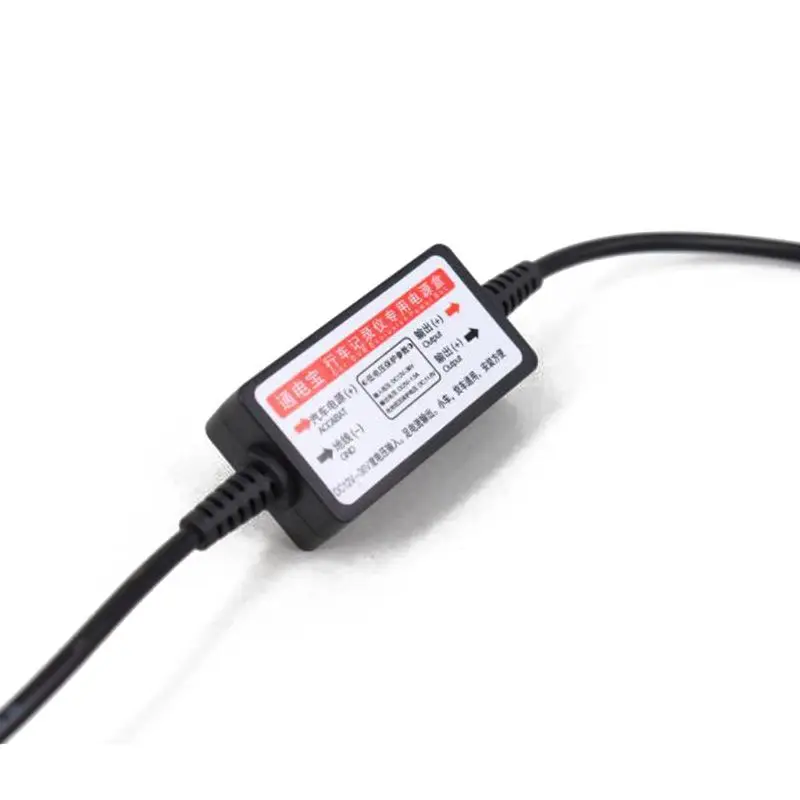 Автомобильный видеорегистратор Hardwire Kit преобразователь Напряжения DC 12 V-36 V до 5V прямой для DVR