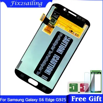 

5.1'' Super AMOLED Display for SAMSUNG Galaxy s6 edge G925 G925I G925F LCD Display Touch Screen with Frame Digitizer Assembly