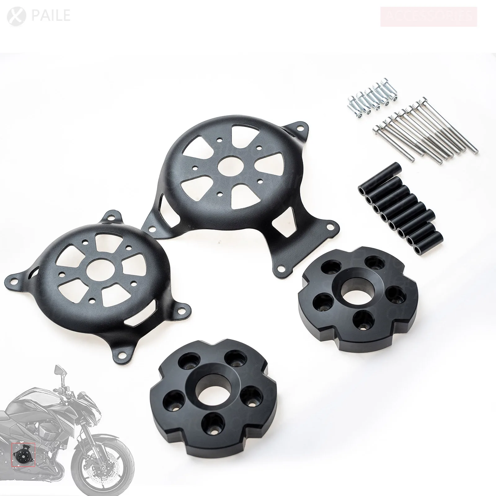 Крышка статора двигателя мотоцикла защита боковая для Kawasaki Z750 Z800 2013 - 2017 Z 750 800 13-17 |