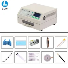 PUHUI запас T-962 220V настольная печь с обратным течением воздуха инфракрасный обогреватель паяльная машина 800 Вт 180x235 мм T962 для BGA SMD SMT