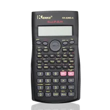 Mais novo handheld multi-função 2 linha de exibição calculadora científica 82m-a portátil multifuncional calculadora para matemática