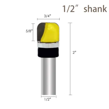 

1/2" Shank Bowl & Tray Template Router Bit woodworking tools For Woodworking Cutting Tool herramientas para trabajar la madera