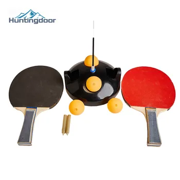 

Ping Pong Ball Machine Training Able Tennis Trainer Tool Elastic Soft Shaft Sports Set With 5 balls 2 table tennis rackets Indoo