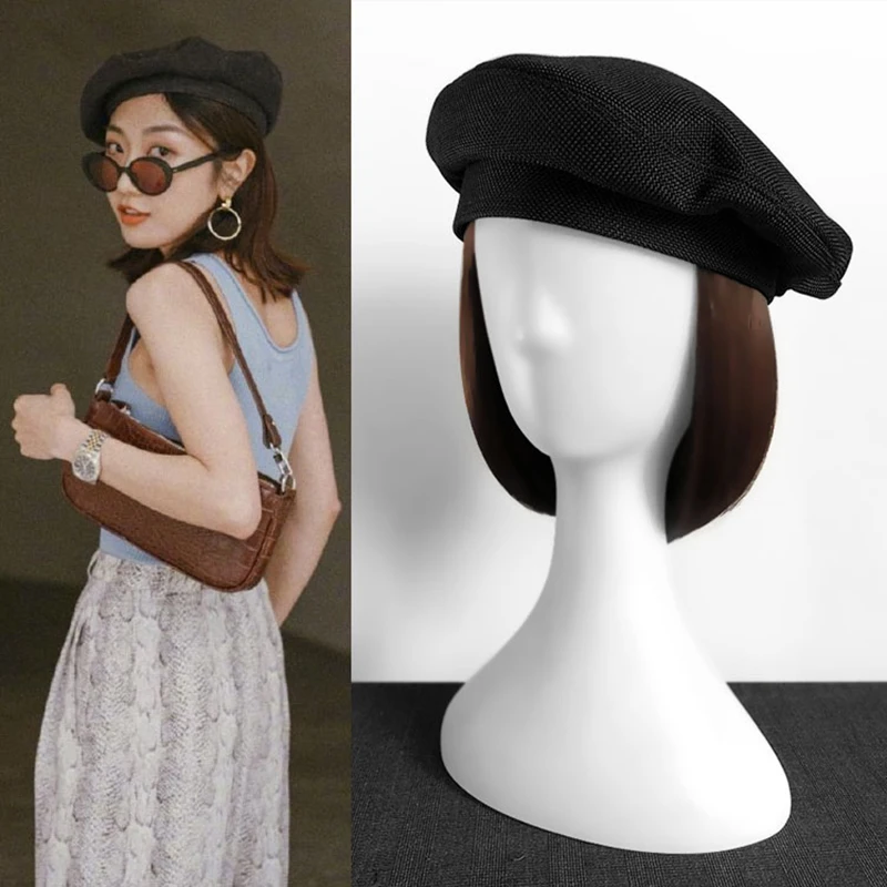 Casquette Весна-Осень-зима ретро чёрный берет темперамент дамы Британский маляр шляпа newsboy восьмиугольная шапка BLM39