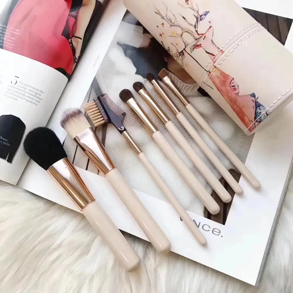 

Foundation Brushes-Set Blush-Brush Makeup Cosmetic Facial Beauty Eye-Shadow 7pcs/Set