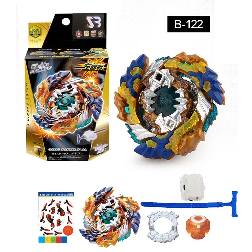 SB Beyblades Burst Bebale Metal Fusion B122 Toys for Chidlren Alloy Assemble Gyro Toy with Luancher Gift Kids | Игрушки и хобби