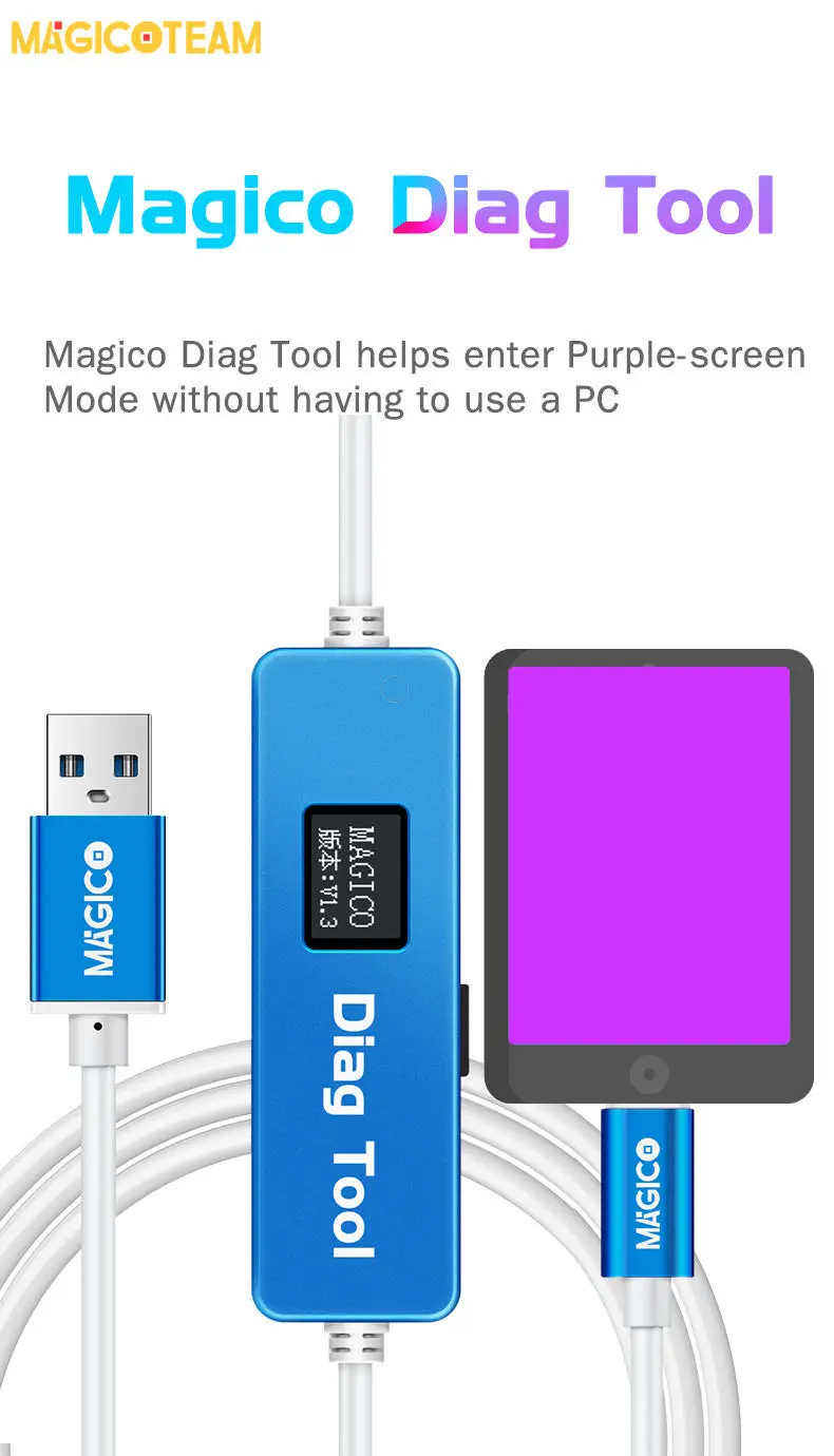 £61.17 Magico Diag Dfu Tool For Iphone Ipad Enter Purple Screen
