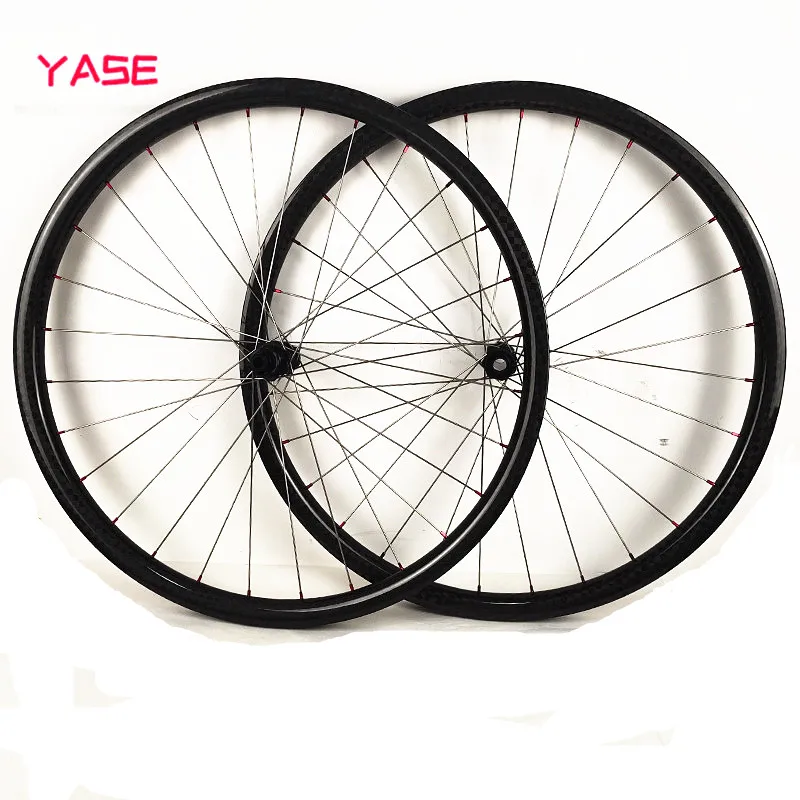 YASE mtb wheelset 29er 30x28 мм бескамерные Углеродные дисковые колеса из титанового сплава