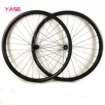 

YASE mtb wheelset 29er 30x28mm tubeless carbon disc wheel titanium alloy spokes DT180S boost 110x15 148x12 bicycle carbon wheels