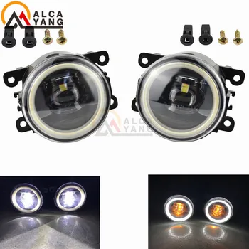 

2 Pieces Car 4000LM LED Fog Light Angel Eye DRL 12V For Subaru WRX STI 2015 2016