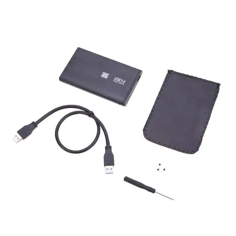 USB 3,0 SATA 2," дюймовый HD HDD корпус жесткого диска алюминиевый коробок