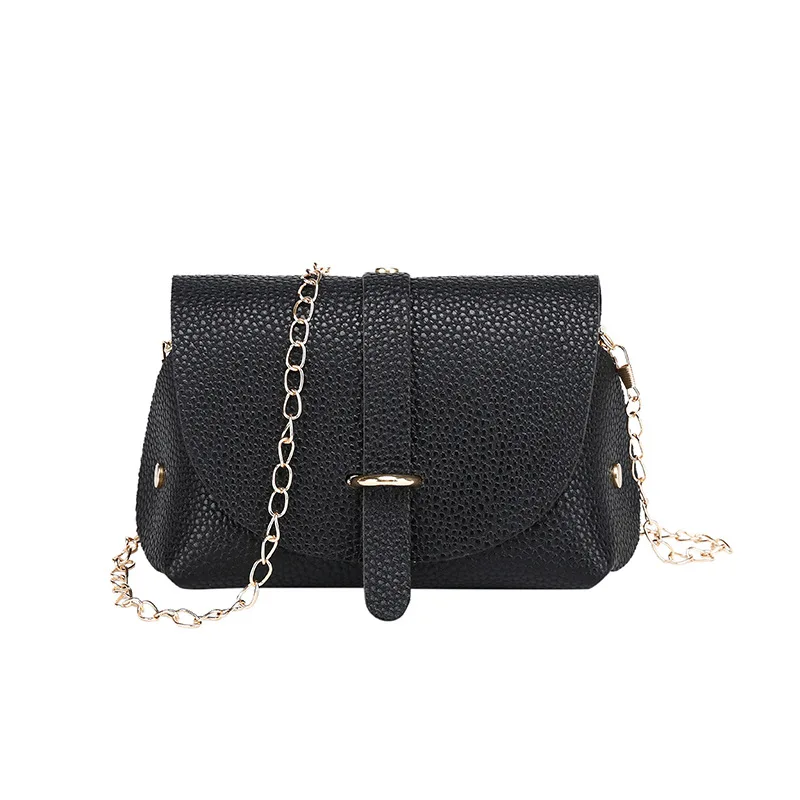 

Stylish Embossed WOMEN'S Bag Leather Chain Shoulder Leather Belt Decorative Versatile Cool Shoulder Carrying Mobile Phone