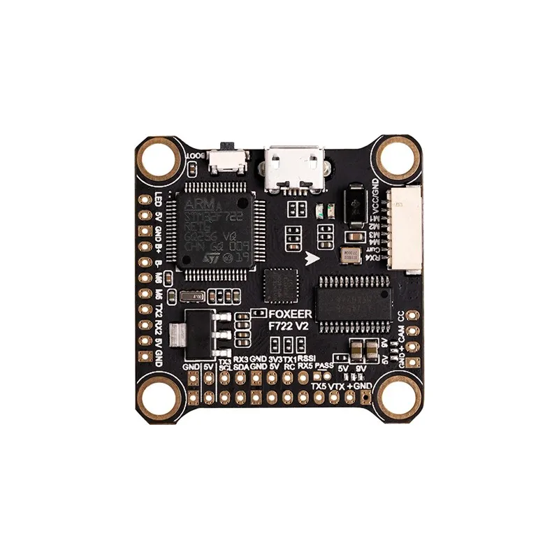 Оригинальный F722 V2 FPV Контроллер полета MPU6000 BetaFlight 3-6S 5В 9В/2A процессор STM32F722RE76 |