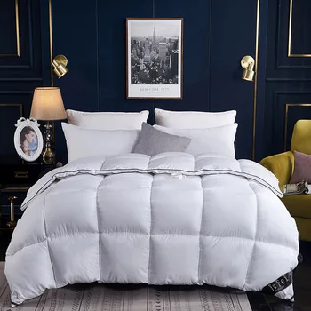 

Three Dimensional Down Quilt Is Thickened In Autumn and Winter, and Goose Down Quilt Core Can Be Used As Bedding In All Seasons