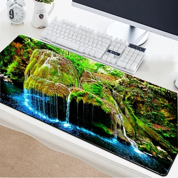 

Yuzuoan Computer Gaming Player Keyboard Comfort Control Programming Large Mouse Pad Carpet Custom Pattern LOGO MousePad 90X40