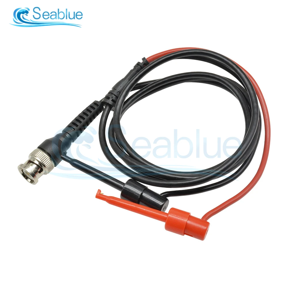 Description Picture 2 of itemP1007 P1011 BNC Male Plug to Q9 Dual Hook Clip Test Probe Cable Leads 120CM With 2 Probes 500V Test Hook Oscilloscope Accessorie