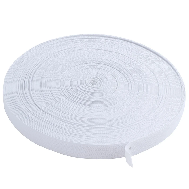 

Home Family 30M Length Braided Elastic Band White for Tailoring Clothes