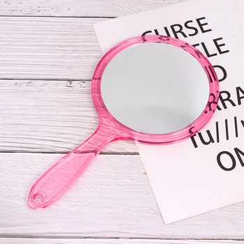 

1pc Makeup Mirror Practical Creative Durable Makeup Supplies Handheld Cosmetic Mirror for Women