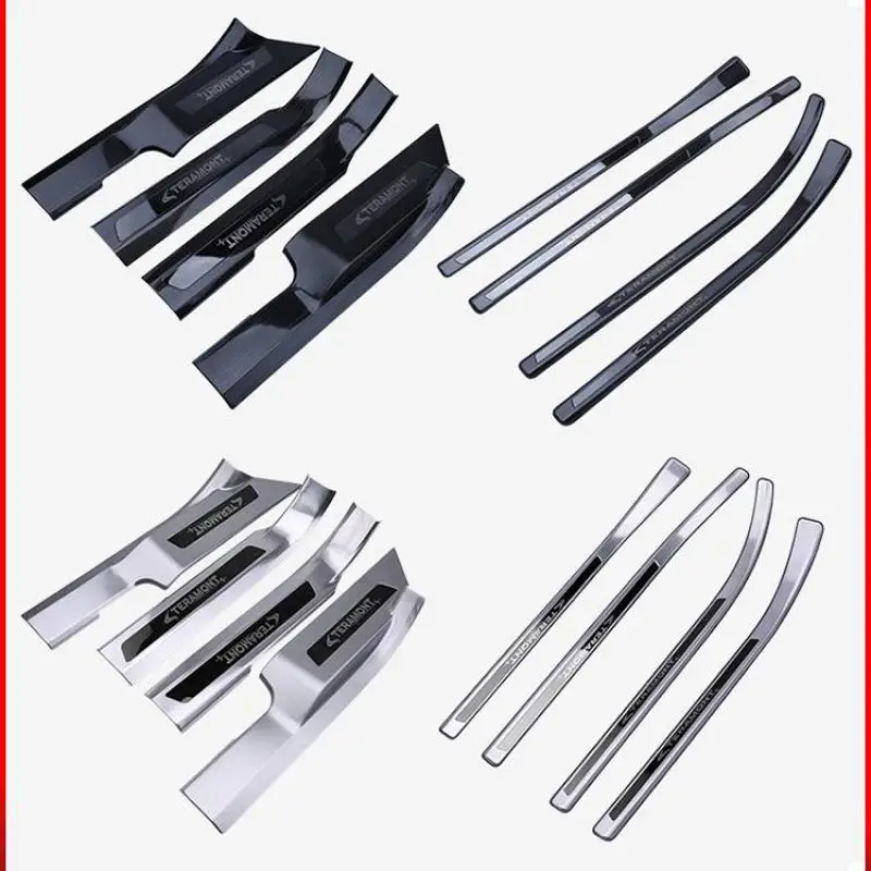 Высококачественная Накладка на порог/порог и задний бампер из нержавеющей стали