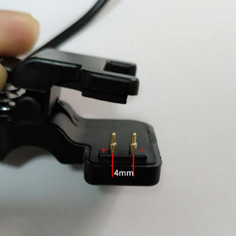 Умные наручные Смарт часы зажим типа 2 pin 4mm или 5 5mm 3 6mm 4 7.5mm зарядный кабель USB порт