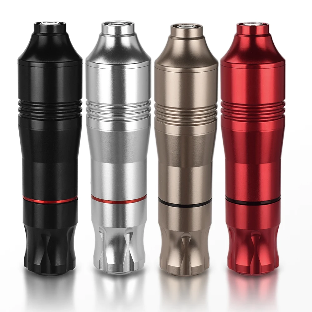 Kaufen Tattoo Rotary Stift Permanent Make Up Tattoo Maschinen Starke Ruhigen Motor DC Power Kabel Liefern Guns Maschine Tätowierer Körper Kunst