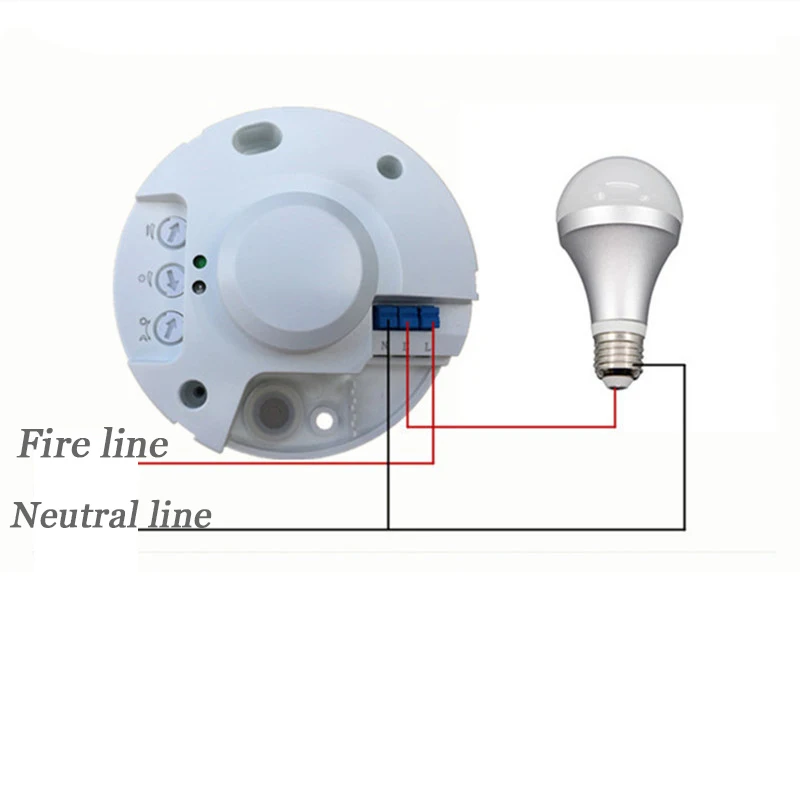 Newest 5.8GHz HF Systerm LED Microwave 360 Degree Radar Sensor Light Switch Ceiling light Occupancy Body Motion Detector (33)