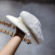 MS Париж модели модных показов небольшой край рта Шерстяная кепка, шляпа Для женщин полями осень-зима Кепки Hipster ZhuangShiMao модная шапка женская козырек