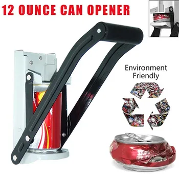 

Beer Tin Can Crusher 12oz Bottle Opener Wall Mounted Recycling Tool with Grip Handle LBShipping