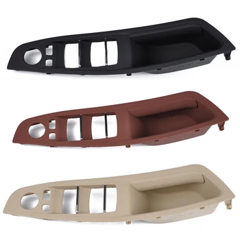 

1 Set Door Handle Window Switch Panel For BMW 5 Series 520 523 525 F10 F11 F18 Car Accessories Black/Brown/Beige