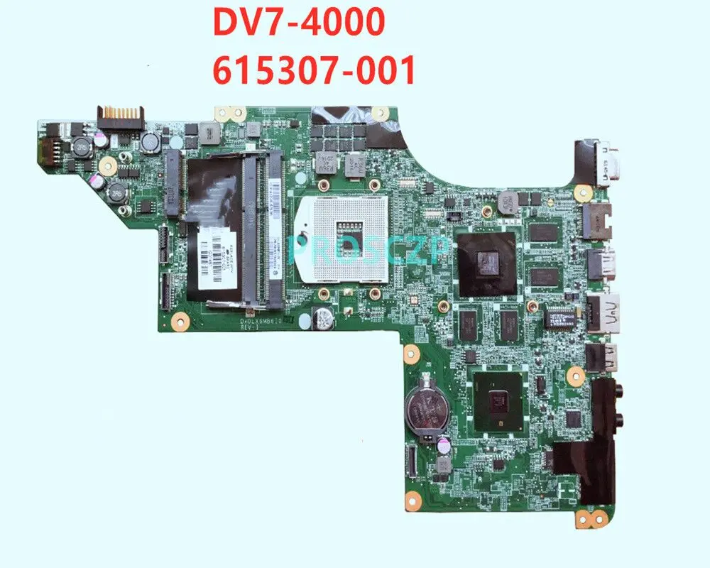 Для DV7 DV7-4000 материнская плата для ноутбука 615307-001 615307-501 615307-601 работает хорошо