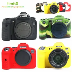 Durable Soft Silicone Camera Skin Case Protective Cover (For EOS RP Black)