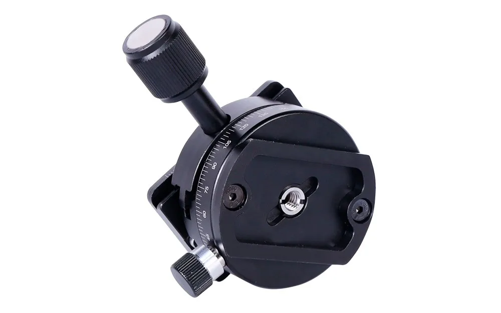 Professional Tripod Monopod panorama clamp quick release plate 360-degree panorama panoramic ball head PU60 Camera Accessories