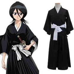 Cos School Bleach Kuchiki Rukia Cosplay Costume Rukia Kuchiki  and Kimono Uniform Sets Die Pa Bleach Costumes