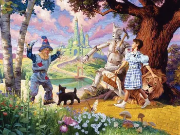 

Jmine Div 5D Wizard Of-Oz Full Diamond Painting cross stitch kits art High Quality Cartoon 3D paint by diamonds