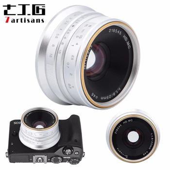 

7artisans 25mm F1.8 Manual Focus Lens for Sony E A5000 A5100 A6300 A6500 for Canon EOS-M for Fuji FX for Olympus M4/3 Mount